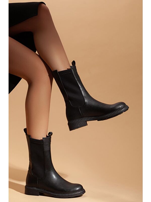 D408 Kadın Topuklu Bot - Görsel 3