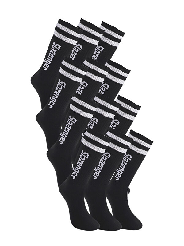 SLAZENGER JINN 12 li Set Erkek  Siyah Çorap