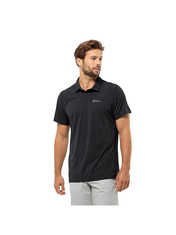 Jack Wolfskin Polo Yaka Kısa Kollu Tişört