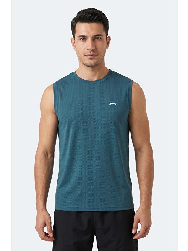 SLAZENGER HEROFIT IN Erkek Kolsuz Petrol Atlet