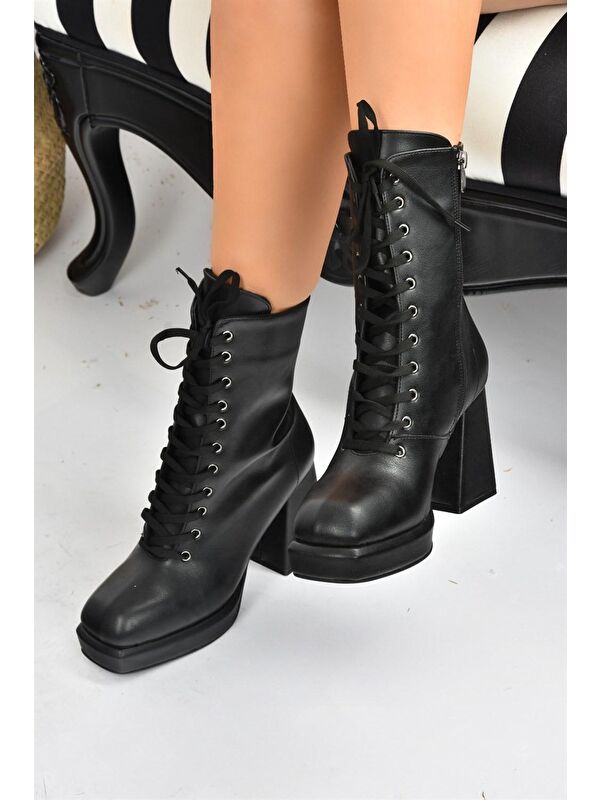 L2821904 Siyah Kadın Bot - Görsel 4