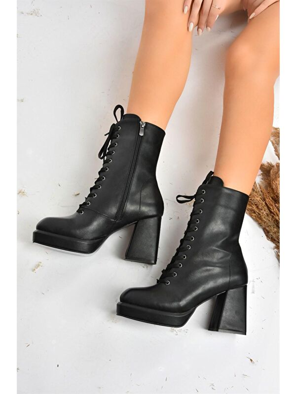 L2821904 Siyah Kadın Bot - Görsel 5