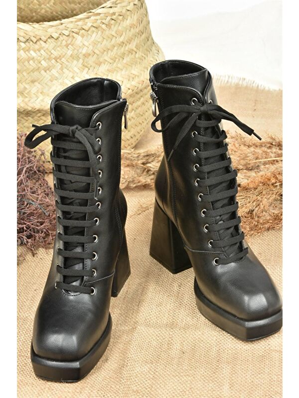 L2821904 Siyah Kadın Bot - Görsel 6