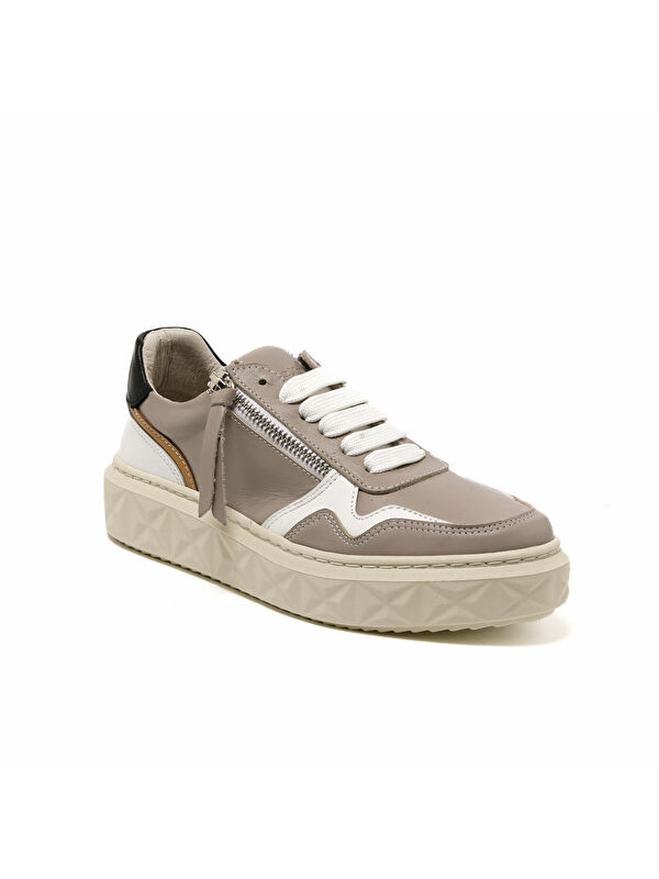 John May Kadın Sneaker ( Günlük) MAR-25Y-209-8856 Vizon Cilt Bej