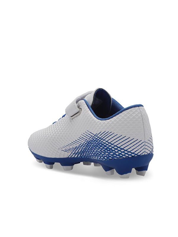 CULTURAL Unisex Çocuk Futbol Ayakkabı Beyaz / Saks Mavi - Görsel 4