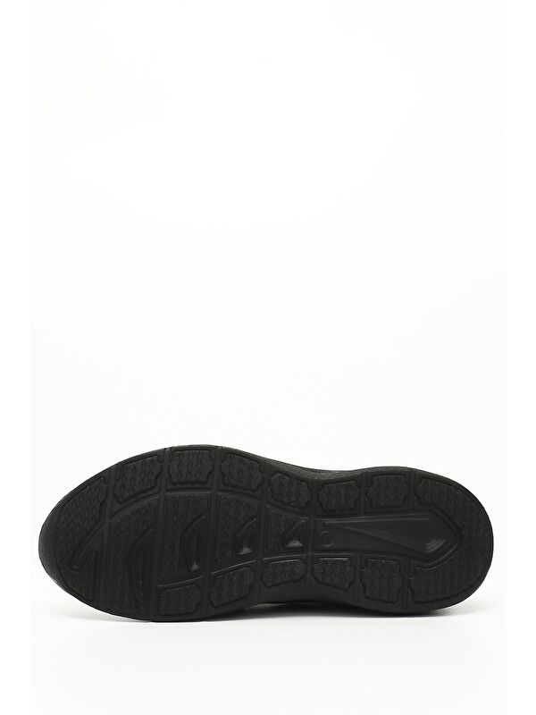 SİYAH Hakiki Deri Yuvarlak Burun Bağcıklı Günlük Erkek Ayakkabı 42410 - Görsel 5