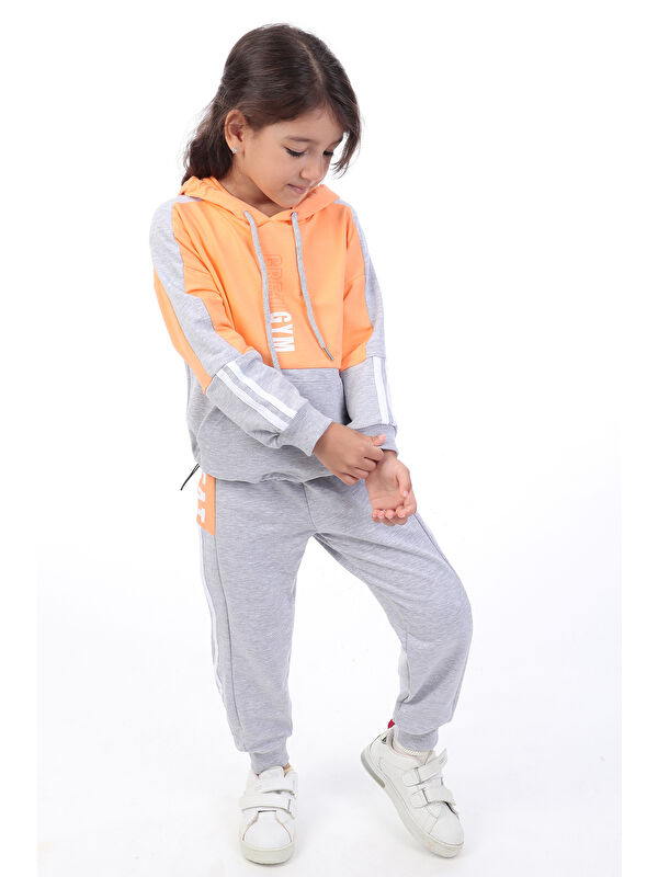 Toontoykids Kız Çocuk Baskılı Eşofman Takım