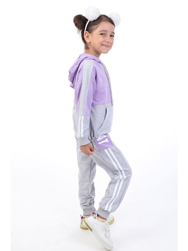 Toontoykids Kız Çocuk Baskılı Eşofman Takım
