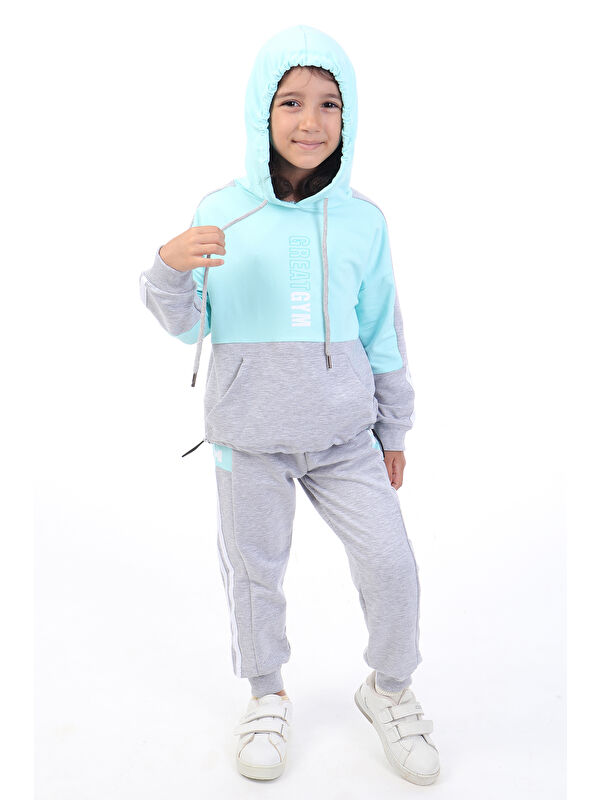 Toontoykids Kız Çocuk Baskılı Eşofman Takım