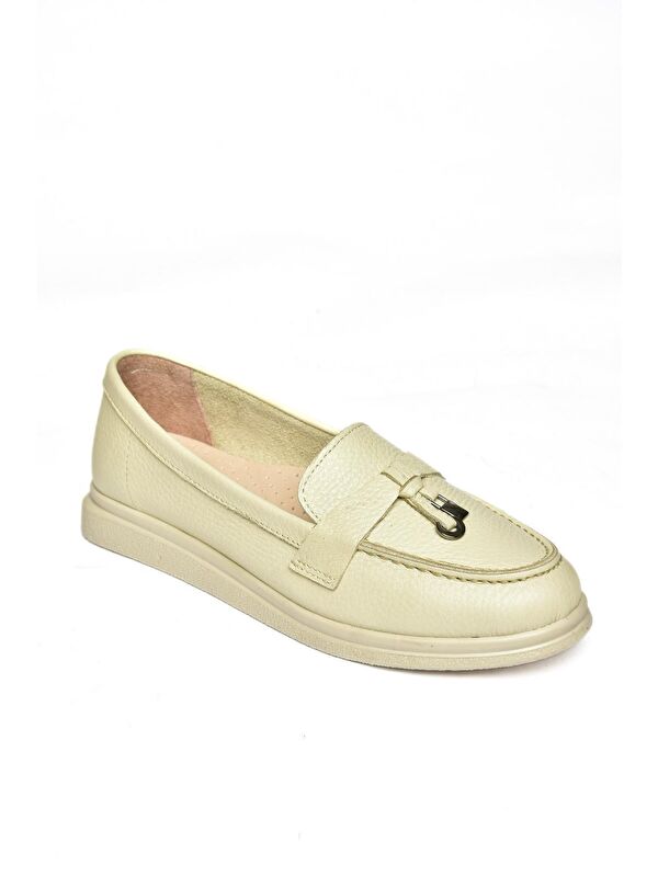 P5550141 Bej Kadın Ayakkabı - Görsel 3