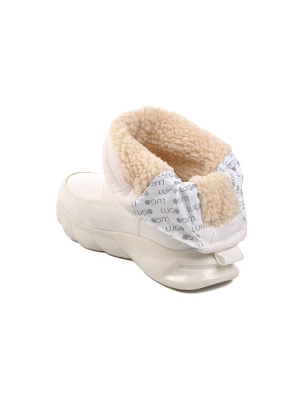 Lugo Beyaz İçi Kürklü Kadın Kar Botu - Görsel 5