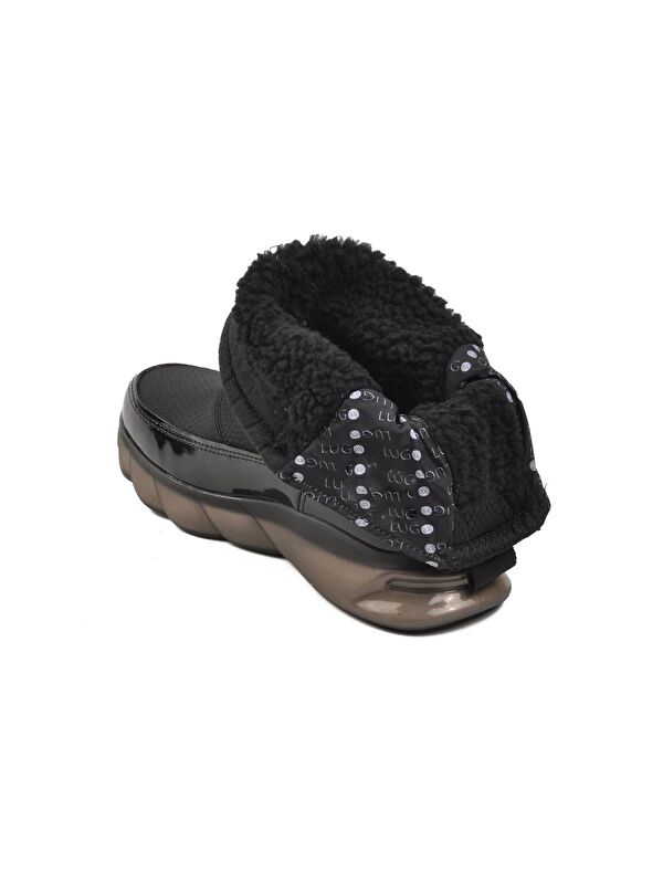 Lugo Siyah Rugan İçi Kürklü Kadın Kar Botu - Görsel 5