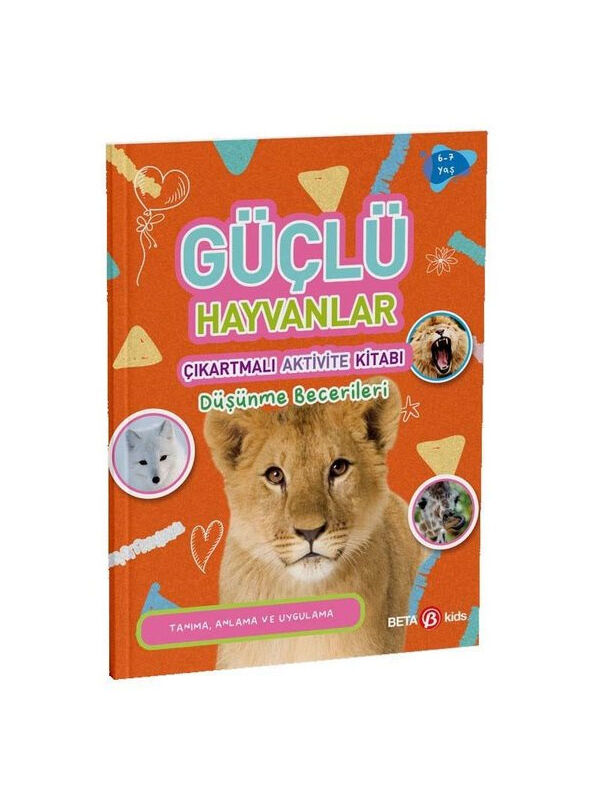 Beta Kids Güçlü Hayvanlar Çıkartmalı Aktivite Kitabı