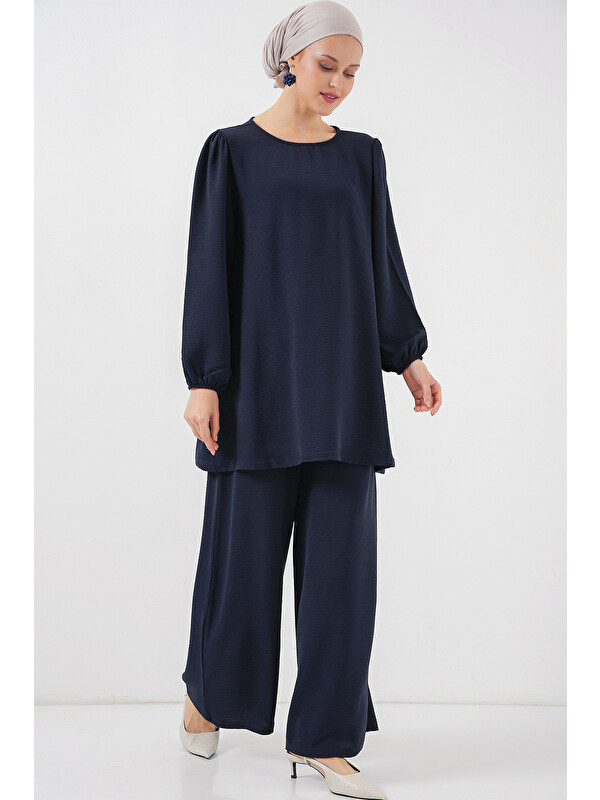 Bigdart Ayrobin Tunik Pantolon Alt Üst Takım 6712 - Lacivert