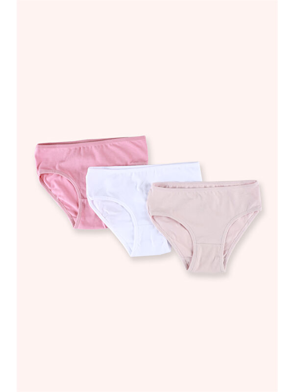 Panço Kız Çocuk Basic 3'lü Slip Seti