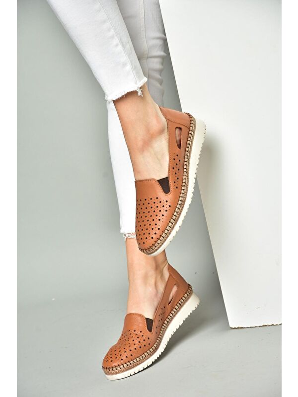 P5555011 Taba Kadın Ayakkabı - Görsel 3