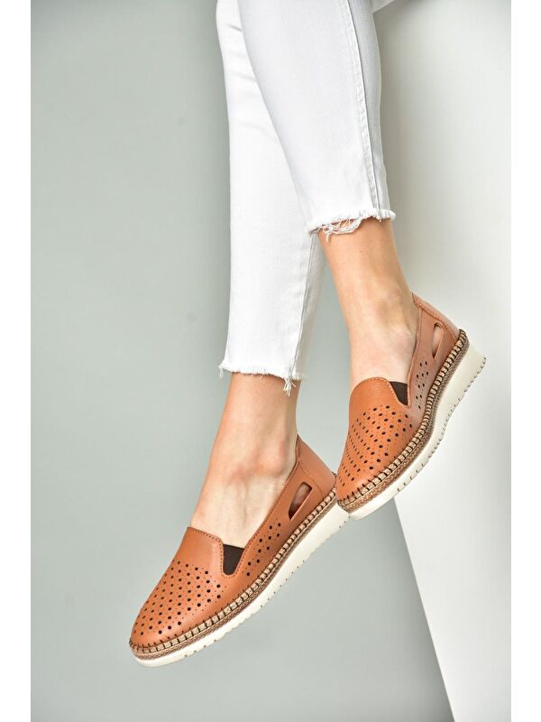 P5555011 Taba Kadın Ayakkabı - Görsel 4