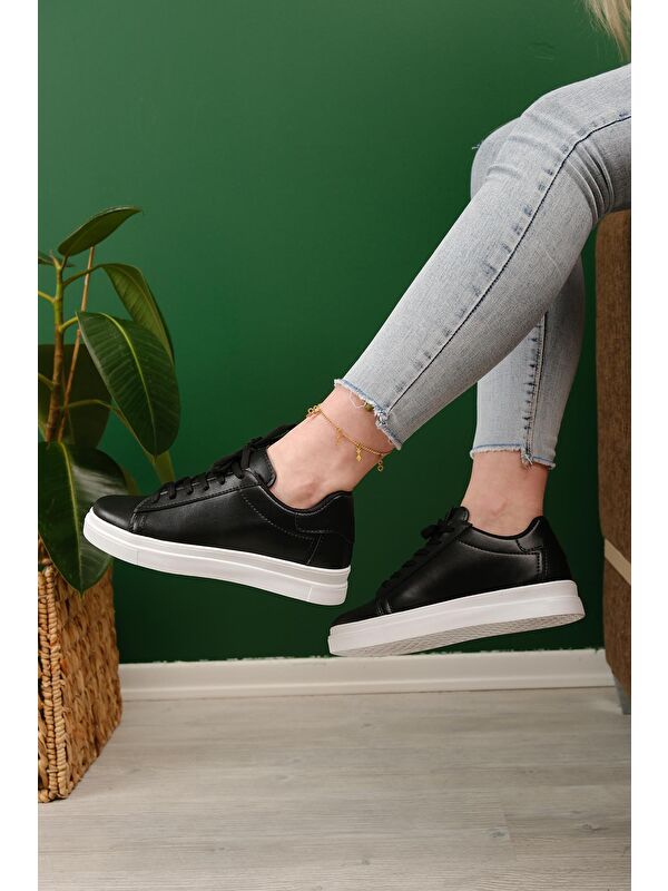 Erda Basic Bağcıklı Kadın Sneaker - Görsel 3