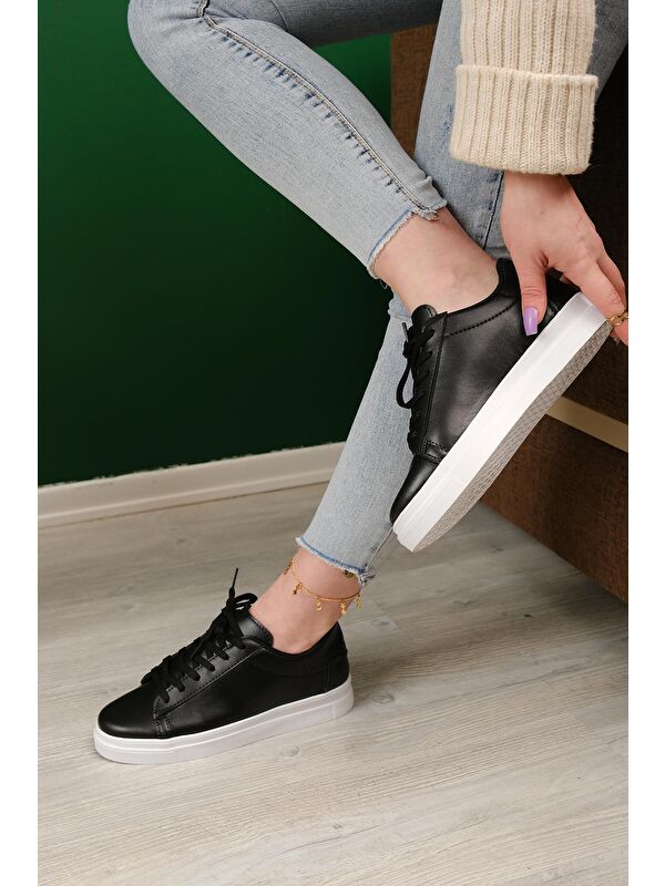Erda Basic Bağcıklı Kadın Sneaker - Görsel 5
