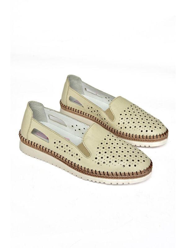 P5555011 Bej Kadın Ayakkabı - Görsel 8