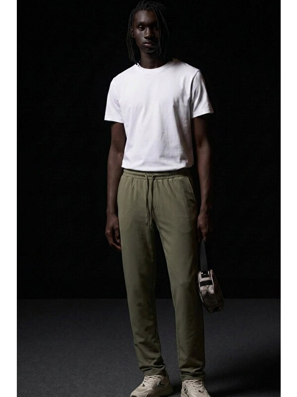 Comstar Erkek Relaxed Haki Baggy Pantolon