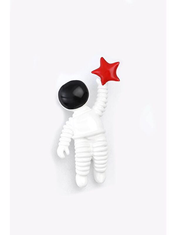 New Obsessions Yıldız Yakalayan Astronot Broş Yaka İğnesi