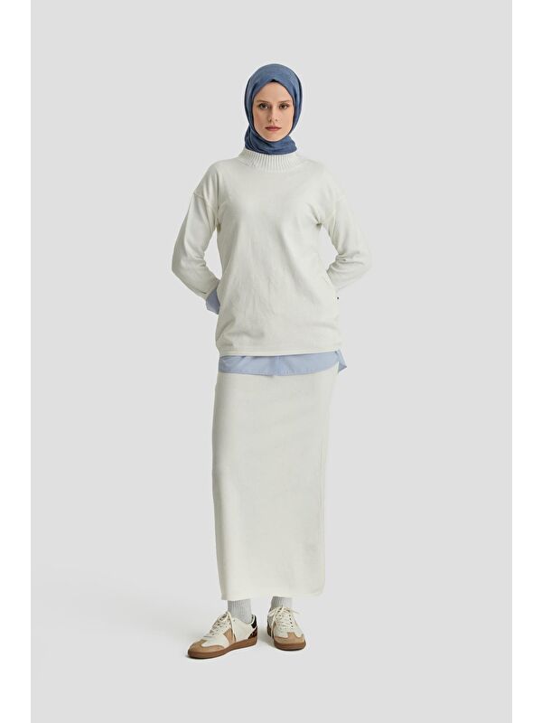 ARMİNE Basic Triko Takım 24Kd4222 Ekru