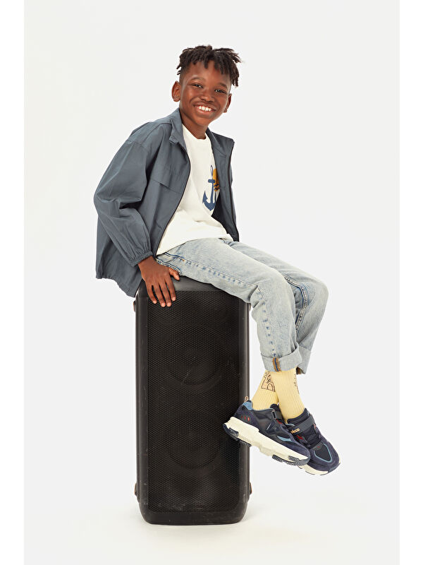 Wild Basic Erkek Çocuk Lacivert Spor Ayakkabı - Görsel 3