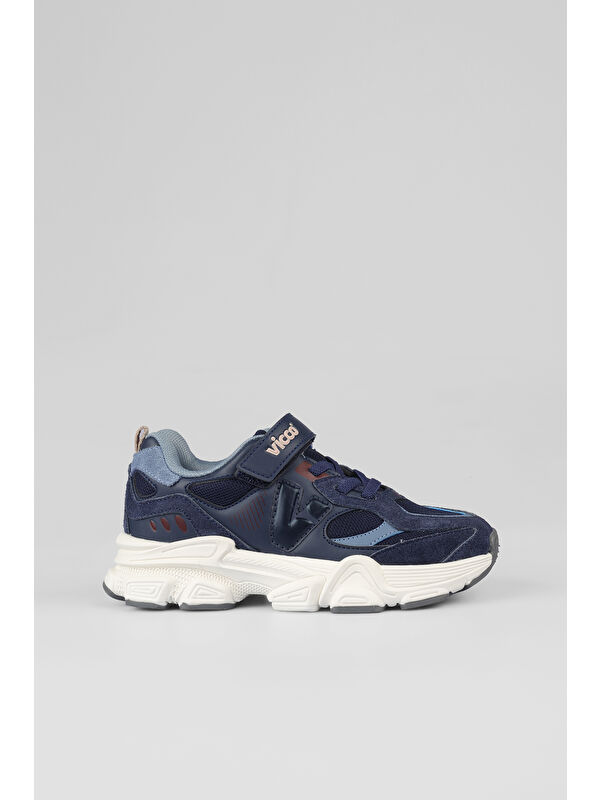 Wild Basic Erkek Çocuk Lacivert Spor Ayakkabı - Görsel 4