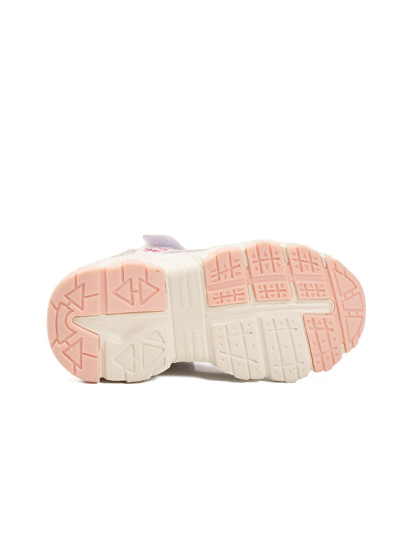 Beyaz Cırtlı Hafif Kız Çocuk Spor Ayakkabı Bella Kısa P - Görsel 5