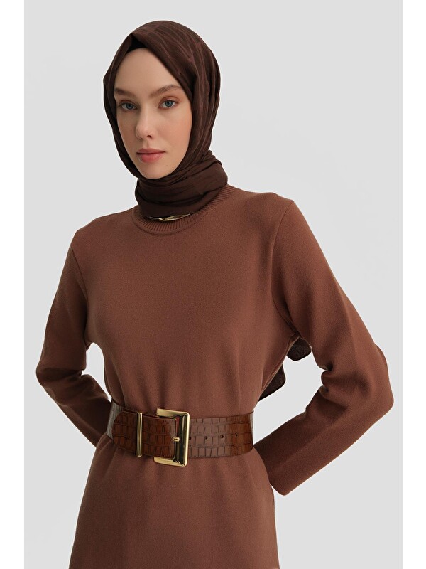 ARMİNE Pantolonlu Triko Takım 24Kd4219 Acı Kahve