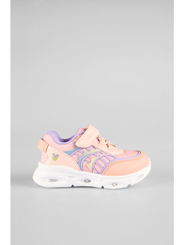 Most Işıklı Kız Bebek Pudra Spor Ayakkabı - Görsel 2