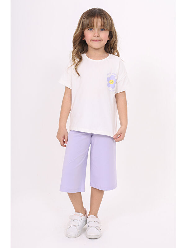 Toontoykids Kız Çocuk Baskılı Kaprili Takım