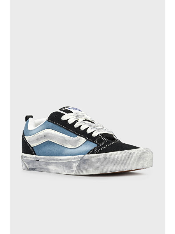 Knu Skool Deri Süet Logolu Ayakkabı VN000CRPJCN1 - Görsel 3