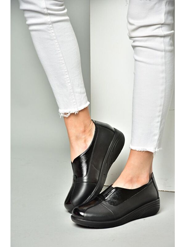 P5550705 Siyah Kadın Ayakkabı - Görsel 6