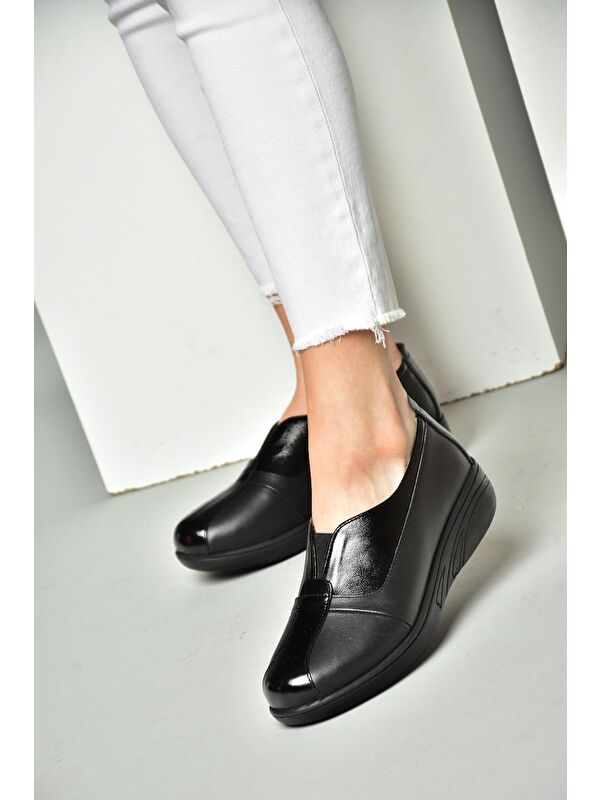 P5550705 Siyah Kadın Ayakkabı - Görsel 7