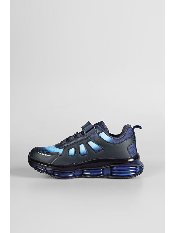 Kontra Havalı Taban Erkek Çocuk Lacivert Spor Ayakkabı - Görsel 3