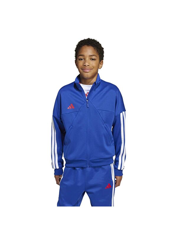 Adidas House Of Tiro Çocuk Lacivert Dik Yaka Ceket