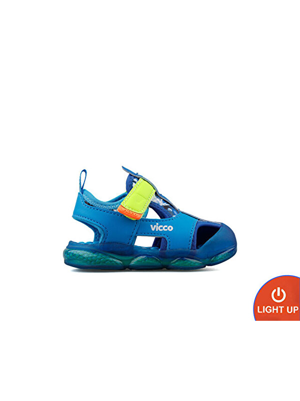 Vicco Live Çocuk Işıklı Sandalet 332.B25Y.217-05 Mavi