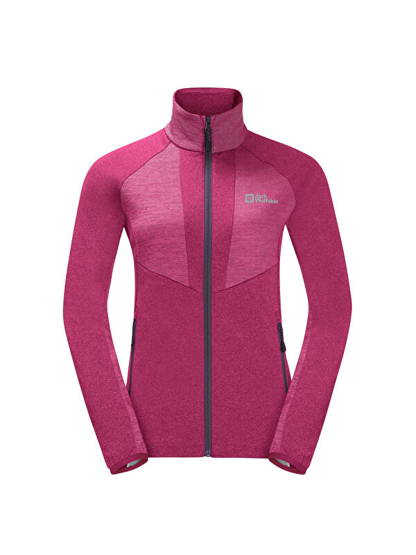 Jack Wolfskin Kadın Polar Ceket Blattsteig FZ Pembe