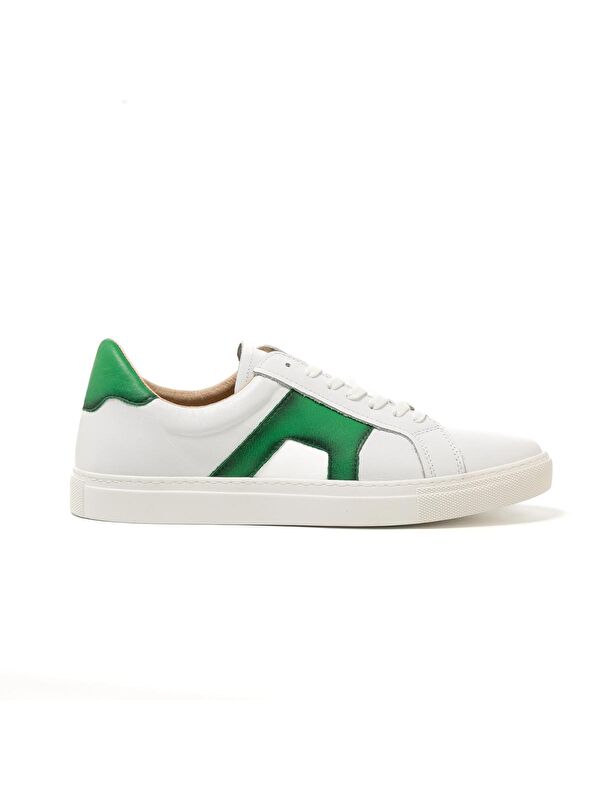 John May Erkek Sneaker ( Günlük) RC-25Y-088-MSANTO Beyaz-Yeşil