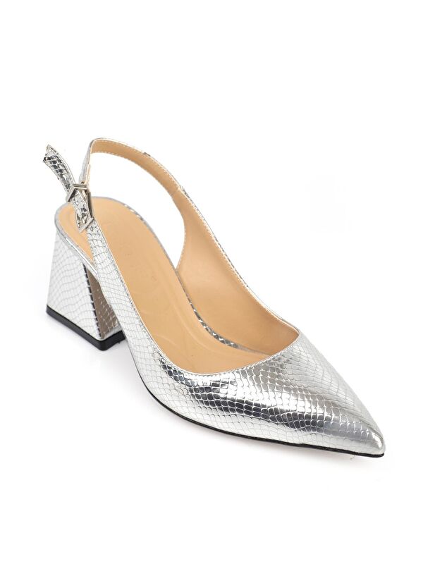 Yumuşak Pedli Taban Kadın Topuklu ayakkabı - Görsel 5