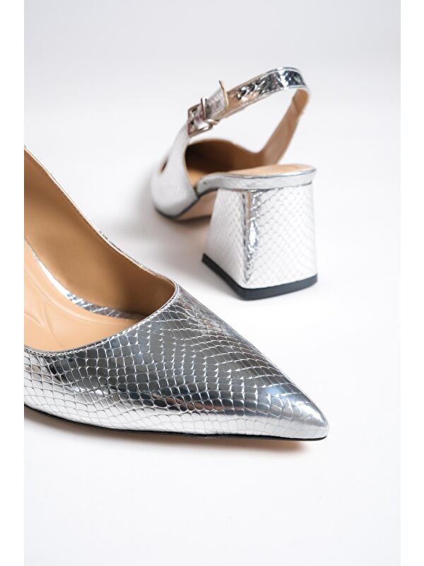 Yumuşak Pedli Taban Kadın Topuklu ayakkabı - Görsel 6