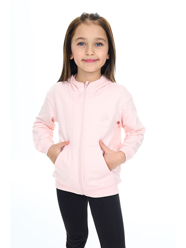 Toontoykids Kız Çocuk Nakışlı Hırka