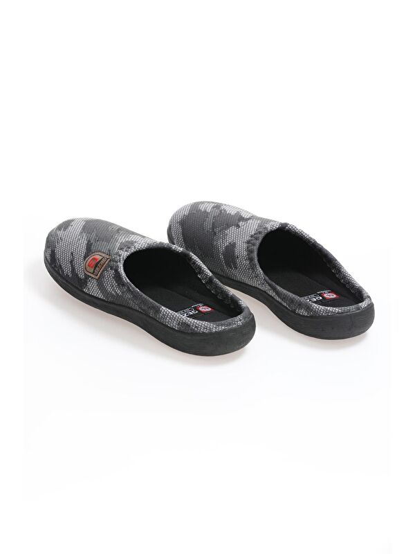 Gezer Gri Gezer Kışlık Erkek Gondol Terlik