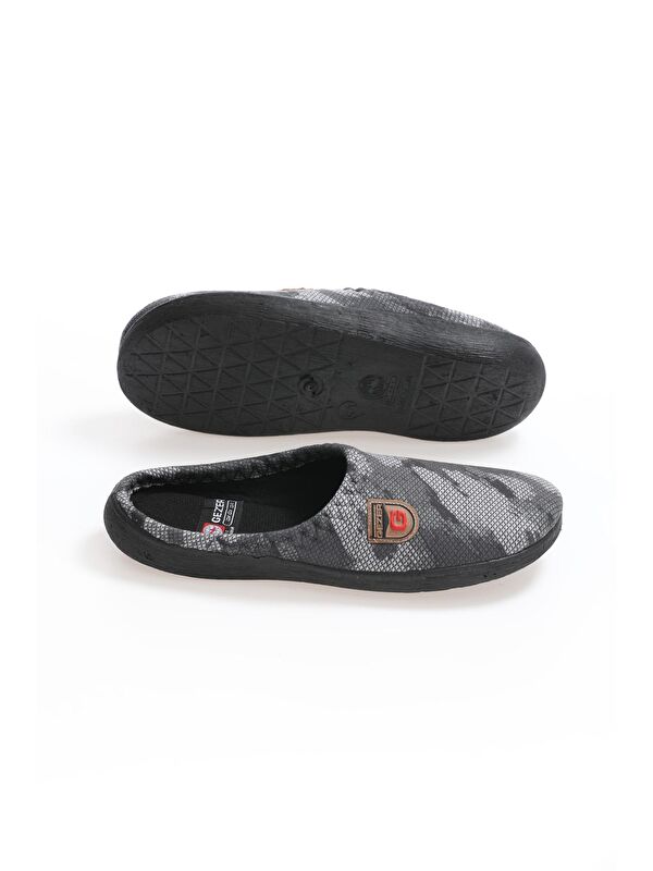 Gezer Gri Gezer Kışlık Erkek Gondol Terlik