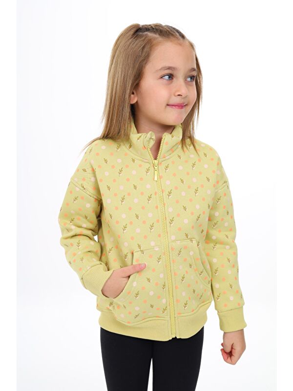 Toontoykids Kız Çocuk Baskılı Hırka