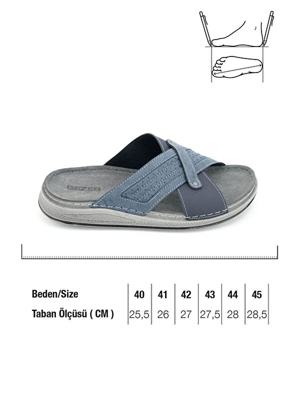 Yazlık Erkek Tasarım Rahat Taban Günlük Terlik - Görsel 3