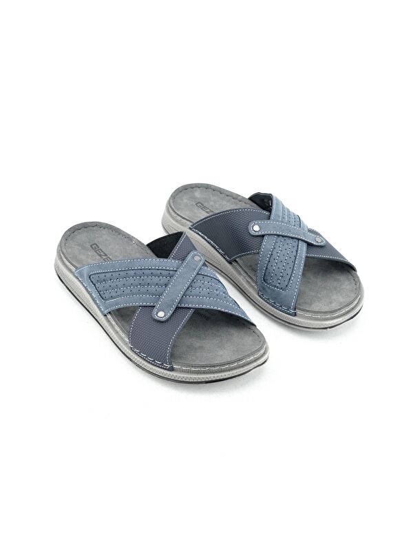 Yazlık Erkek Tasarım Rahat Taban Günlük Terlik - Görsel 4