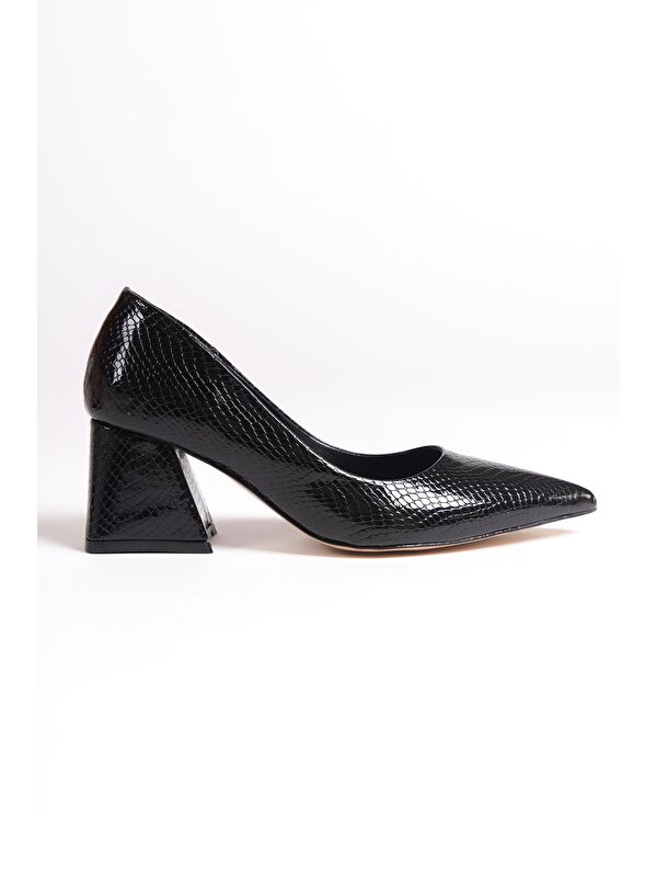 Orta Topuklu Yumuşak Pedli Taban Kadın Ayakkabı - Görsel 6